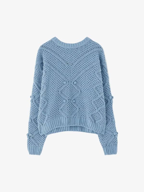 Blue Sweater Woomen